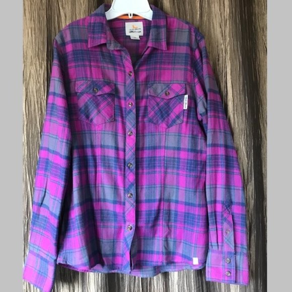 Field & Stream Tops - Super Soft Field & Stream Women's Flannel Shirt Sz L 100% Cotton